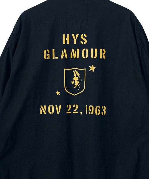 HYSTERIC GLAMOUR（ヒステリックグラマー）の「HG1963 ファティーグシャツ（シャツ/ブラウス・メンズ・カーキ/ネイビー/ブラック・LARGE/X-LARGE/SMALL/MEDIUM）」の7枚目の写真