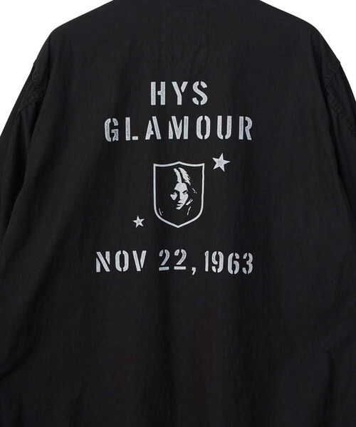 HYSTERIC GLAMOUR（ヒステリックグラマー）の「HG1963 ファティーグシャツ（シャツ/ブラウス・メンズ・カーキ/ネイビー/ブラック・LARGE/X-LARGE/SMALL/MEDIUM）」の11枚目の写真