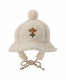 moimoln | 刺繍ポイントボア帽子(ハット)