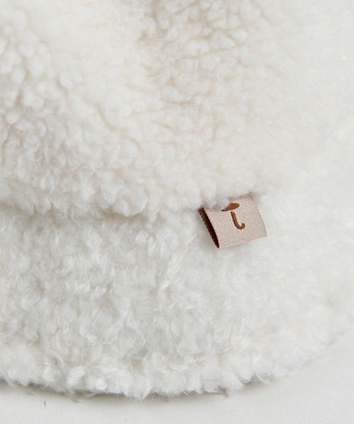 moimoln（モイモルン）の「刺繍ポイントボア帽子（ハット・キッズ・アイボリー・52cm/50cm/46cm/48cm）」の7枚目の写真