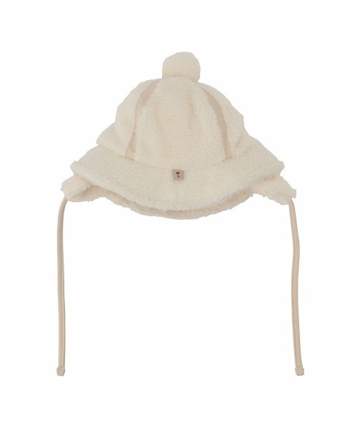 moimoln（モイモルン）の「刺繍ポイントボア帽子（ハット・キッズ・アイボリー・52cm/50cm/46cm/48cm）」の11枚目の写真