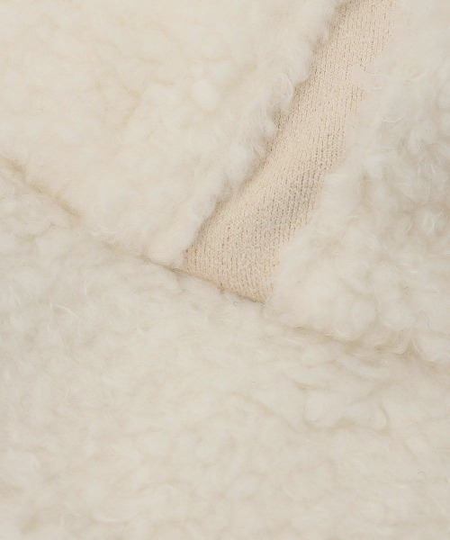 moimoln（モイモルン）の「刺繍ポイントボア帽子（ハット・キッズ・アイボリー・52cm/50cm/46cm/48cm）」の8枚目の写真