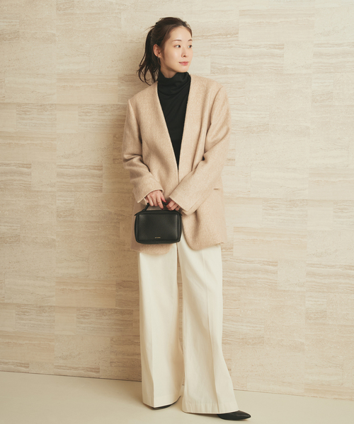 Shaggy Big ジャケット（ノーカラージャケット）｜Plage（プラージュ