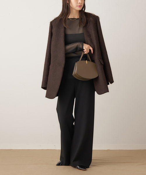 Shaggy Big ジャケット（ノーカラージャケット）｜Plage（プラージュ