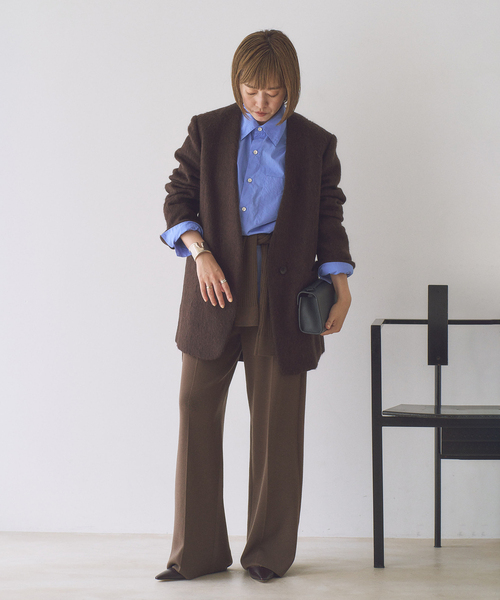 Shaggy Big ジャケット（ノーカラージャケット）｜Plage（プラージュ