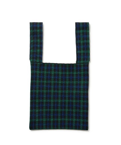 NEW ERA（ニューエラ）の「NEW ERA/ニューエラ トートバッグ KNIT TOTE BAG CHECK NAVY 14669988（トートバッグ・レディース・ネイビー・FREE）」の6枚目の写真