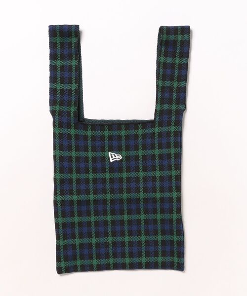NEW ERA（ニューエラ）の「NEW ERA/ニューエラ トートバッグ KNIT TOTE BAG CHECK NAVY 14669988（トートバッグ・レディース・ネイビー・FREE）」の9枚目の写真