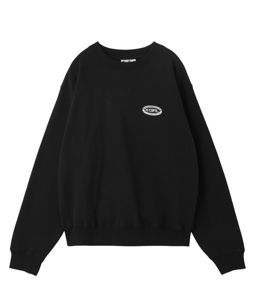 EMBROIDERY OVAL LOGO SWEAT TOP（スウェット）｜X-girl（エックス