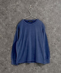 THE CASUAL（カジュアル）の「【ピグメント加工】オーバーサイズ 無地ロンT（Tシャツ/カットソー）」