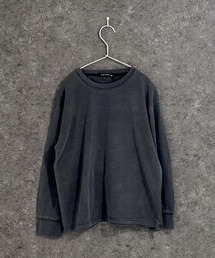 THE CASUAL（カジュアル）の「【ピグメント加工】オーバーサイズ 無地ロンT（Tシャツ/カットソー）」