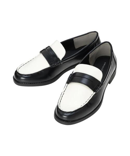 Lugnoncure（ルノンキュール）の「コインローファー《2025autumn catalog item》（その他シューズ・レディース・オフホワイト/ブラック/ブラウン・M/L）」の2枚目の写真