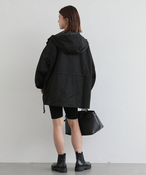 U by SPICK&SPAN（ユーバイスピックアンドスパン）の「KIJUN/キジュン Arcade Pocket Parka（その他アウター・レディース・ブラック/ボルドー・FREE）」の11枚目の写真