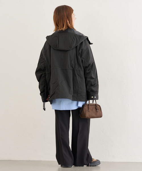 U by SPICK&SPAN（ユーバイスピックアンドスパン）の「KIJUN/キジュン Arcade Pocket Parka（その他アウター・レディース・ブラック/ボルドー・FREE）」の16枚目の写真