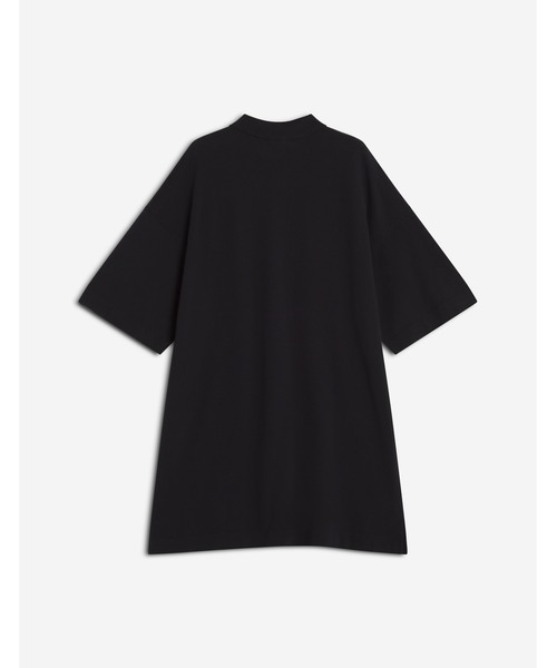 Maison Kitsune（メゾンキツネ）の「BABY FOX OVERSIZE POLO DRESS（ワンピース・レディース・ブラック・S/M/L）」の2枚目の写真