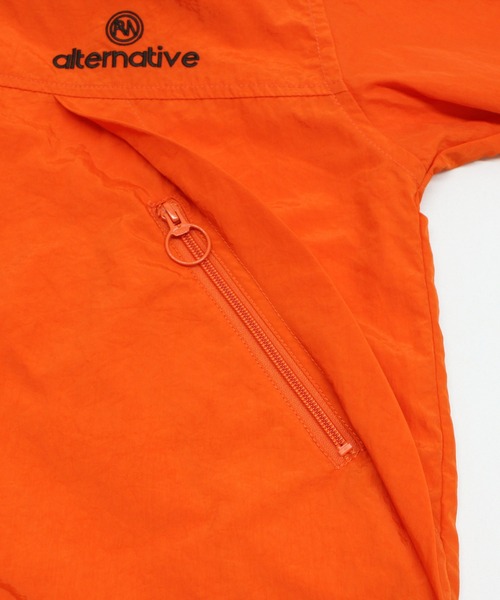 RNA(アールエヌエー)の「J2159 アスレチックオーバージャケット(ナイロンジャケット・レディース・ブラック/ネイビー/オレンジ・MEDIUM)」の18枚目の写真