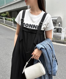 andme（アンドミー）の「ツイルベアワイドサロペット（サロペット/オーバーオール）」