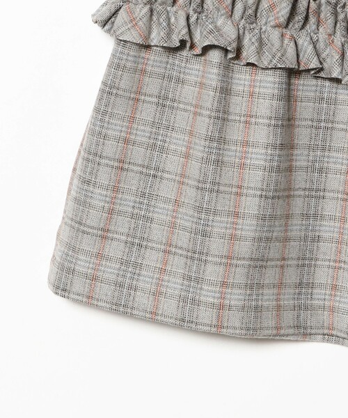 Ray BEAMS（レイビームス）の「【別注】MARMARI / フリル スカート（スカート・レディース・グレー/ブラック・ONE SIZE）」の3枚目の写真