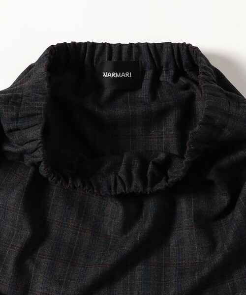 Ray BEAMS（レイビームス）の「【別注】MARMARI / フリル スカート（スカート・レディース・グレー/ブラック・ONE SIZE）」の9枚目の写真