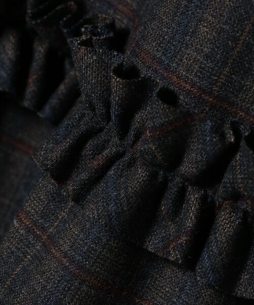 Ray BEAMS（レイビームス）の「【別注】MARMARI / フリル スカート（スカート・レディース・グレー/ブラック・ONE SIZE）」の10枚目の写真