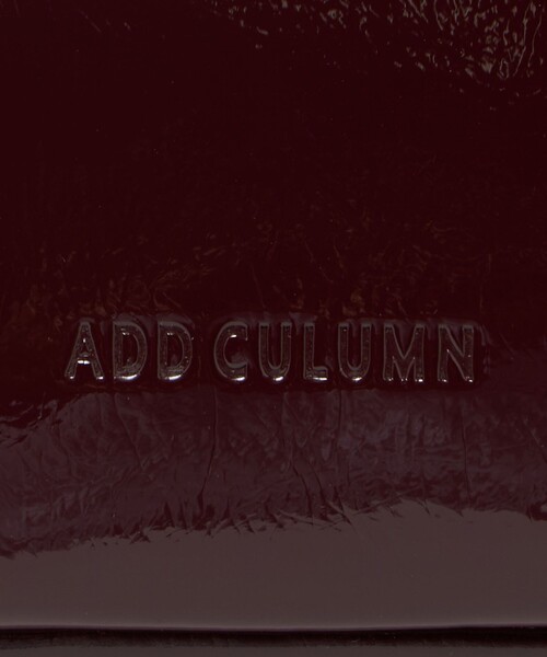 ADD CULUMN(アドカラム)の「<ADD CULUMN>FIGRE BODYBAG ENAMEL/ショルダーバッグ(ショルダーバッグ・レディース・ワイン・FREE)」の10枚目の写真