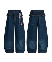 デニムパンツ（フリル）ファッション通販 - ZOZOTOWN