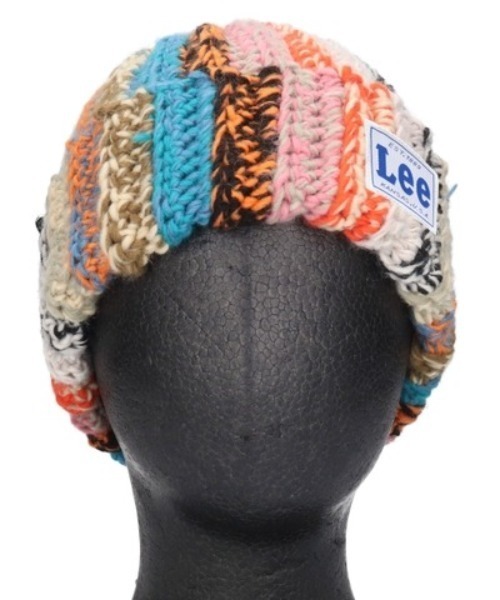 Lee（リー）の「Lee/リー ビーニー MULTI CROCHHET ニット帽 254076614（ニットキャップ/ビーニー・メンズ・ブラック/レインボー・FREE）」の6枚目の写真