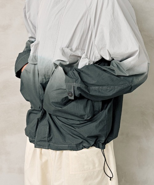 Kelen(ケレン)の「mj11186- HYATT STEP DYEING JACKET ダイイングジャケット(KLM26HJK1098)(ブルゾン・メンズ・ブルー/グリーン/ライトグレー/ピンク・38/40/42)」の8枚目の写真