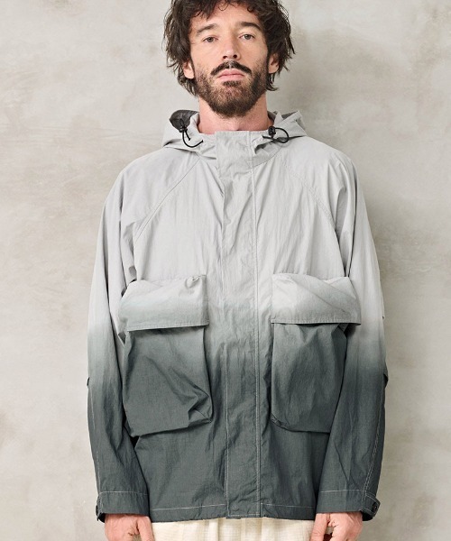 Kelen(ケレン)の「mj11186- HYATT STEP DYEING JACKET ダイイングジャケット(KLM26HJK1098)(ブルゾン・メンズ・ブルー/グリーン/ライトグレー/ピンク・38/40/42)」の9枚目の写真