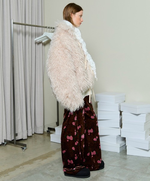 MAISON SPECIAL（メゾンスペシャル）の「Reversible Fur Blouson / リバーシブルファーブルゾン（ブルゾン・レディース・ブラック/カーキ/ホワイト・FREE）」の7枚目の写真