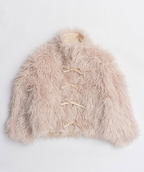 MAISON SPECIAL（メゾンスペシャル）の「Reversible Fur Blouson / リバーシブルファーブルゾン（ブルゾン・レディース・ブラック/カーキ/ホワイト・FREE）」の20枚目の写真