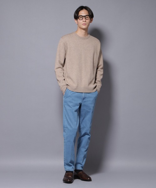 NANO universe（ナノユニバース）の「NORMANBROS別注 ストレッチイージーデニム（デニムパンツ・メンズ・ブラック/ライトブルー/ネイビー・L/M）」の6枚目の写真