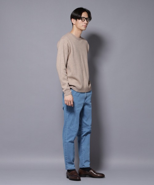 NANO universe（ナノユニバース）の「NORMANBROS別注 ストレッチイージーデニム（デニムパンツ・メンズ・ブラック/ライトブルー/ネイビー・L/M）」の8枚目の写真