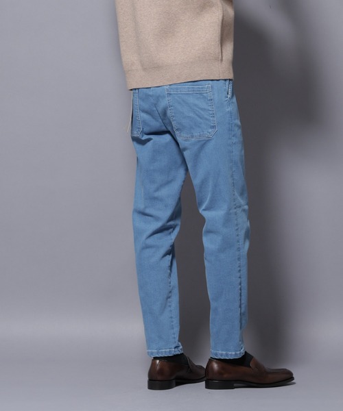 NANO universe（ナノユニバース）の「NORMANBROS別注 ストレッチイージーデニム（デニムパンツ・メンズ・ブラック/ライトブルー/ネイビー・L/M）」の5枚目の写真