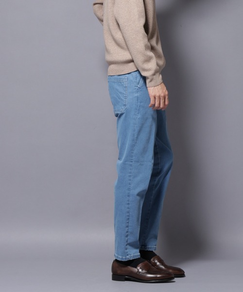 NANO universe（ナノユニバース）の「NORMANBROS別注 ストレッチイージーデニム（デニムパンツ・メンズ・ブラック/ライトブルー/ネイビー・L/M）」の4枚目の写真