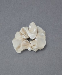 Phoebe | ボリューミーシアーシュシュ/パール/大ぶり(シュシュ)