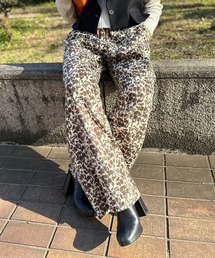 mi via loca | 【アソート 】Vintageライク花柄/ドット/レオパード ワイドパンツ(その他パンツ)