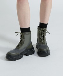 AVIREX（アヴィレックス）の「《直営店限定》LACE UP PLATFORM BOOTS/レースアッププラットフォームブーツ（ブーツ）」