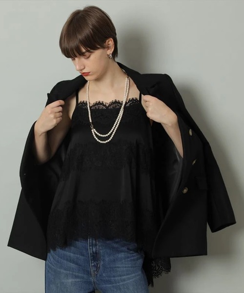 レースキャミブラウス（シャツ/ブラウス）｜CADUNE（カデュネ