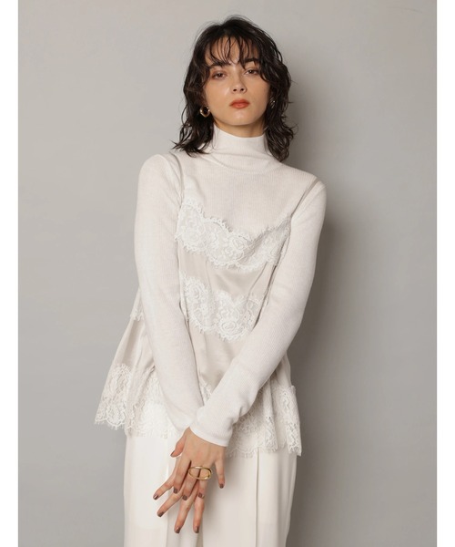 レースキャミブラウス（シャツ/ブラウス）｜CADUNE（カデュネ）の
