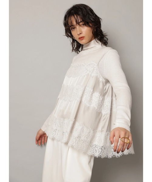 レースキャミブラウス（シャツ/ブラウス）｜CADUNE（カデュネ）の
