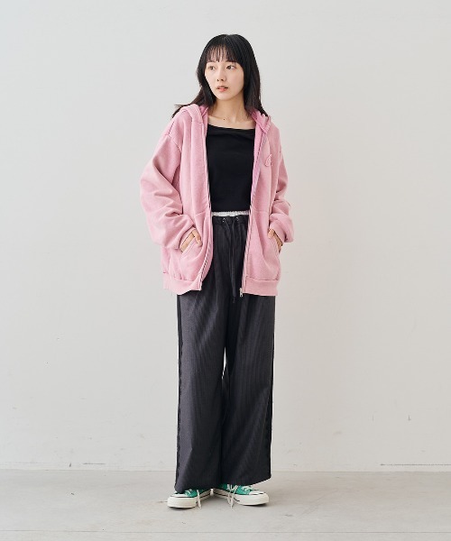 MEDE19F(メデジュウキュウ)の「MEDE19F コットンシアーラグラントップス(Tシャツ/カットソー・レディース・クリーム/ブラック・LL/L/M)」の13枚目の写真