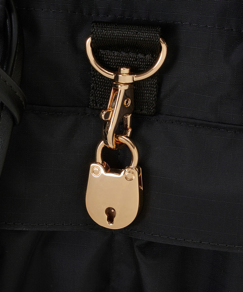 LeSportsac（レスポートサック）の「LG HELMET TOTE ノクターンフレームL（トートバッグ・レディース・ブラック・FREE）」の10枚目の写真