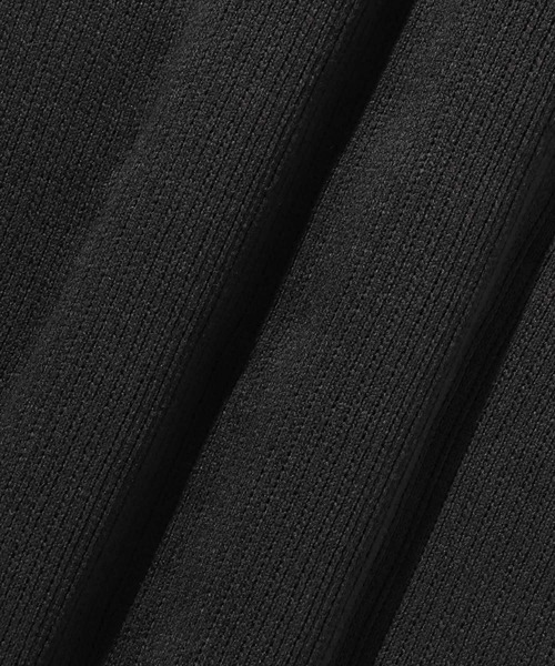 NAVY(ネイビー)の「【NAVY/ネイビー】 針抜き裏起毛 フェイクキーネックトレーナー(Tシャツ/カットソー・メンズ・チャコールグレー/カーキ/ベージュ/ネイビー・XL/L/M/S)」の6枚目の写真