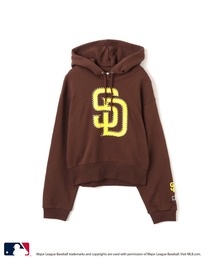 atmos pink MLB Studs Logo Sweat Hoodie / アトモス ピンク エムエルビー スタッズ ロゴ スウェット フーディ 【SP】