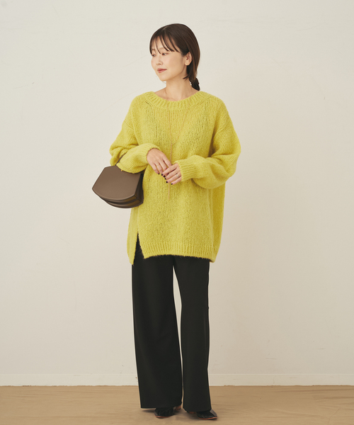 セール】Alpaca mix slit ニット(ニット/セーター)|Plage セール】Alpaca mix slit ニット(ニット/セーター)|Plage