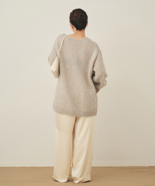 Alpaca mix slit ニット（ニット/セーター）｜Plage（プラージュ）の