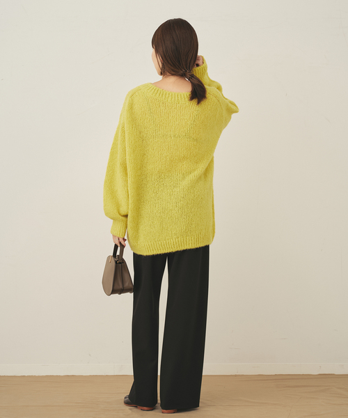 Alpaca mix slit ニット（ニット/セーター）｜Plage（プラージュ）の