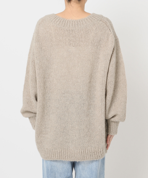 セール】Alpaca mix slit ニット（ニット/セーター）｜Plage