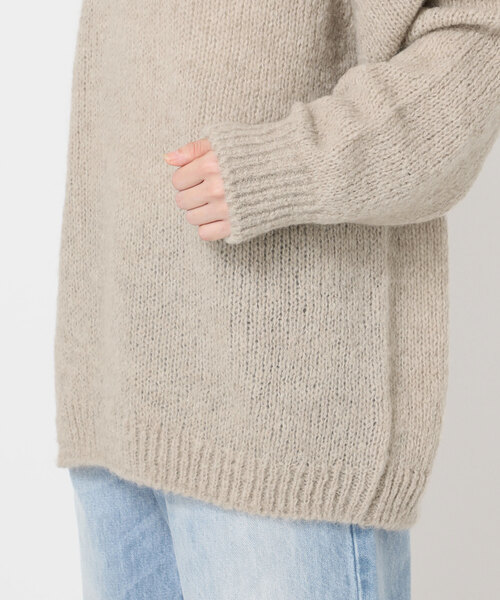 セール】Alpaca mix slit ニット（ニット/セーター）｜Plage