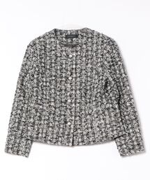 LAUTREAMONT DE CLASSE（ロートレアモンデュクラス）の「ラメファンシーツイードジャケット（ノーカラージャケット）」